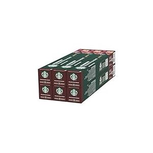 STARBUCKS Italian Style Roast by Nespresso, Torréfaction Brune, Capsules de Café 6 x 10 (60 Capsules)
