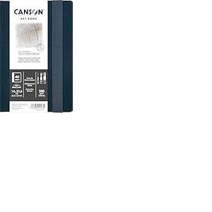 CANSON Art Book Saunders Waterford - Carnet format portrait 40 pages 14x21,6cm papier aquarelle grain fin 300g/m²