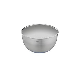 Emsa Prep&Bake K3272234 Bol mélangeur en acier inoxydable avec bord verseur empilable et fond antidérapant bleu 22 cm
