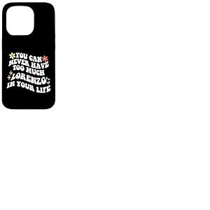 Retro Groovy, vous ne pourrez jamais avoir trop de LORENZO dans votre sac Coque pour iPhone 15 Pro