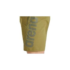 arena Short de Bain Fundamentals Logo Homme, Maillot de Bain Plage en Tissu Doux &agrave; S&eacute;chage Rapide, avec Slip Int&eacute;gr&eacute; en Maille Filet