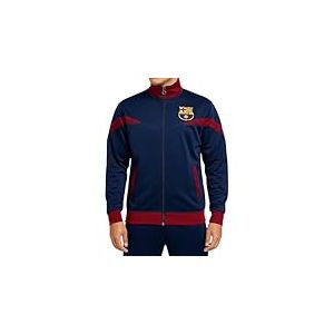 Icon Sports Veste d&rsquo;&eacute;chauffement zipp&eacute;e pour adulte sous licence officielle FC Barcelone