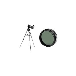 Celestron - Télescope informatisé NexStar 127SLT - Compact et Portable - Conception Optique Maksutov-Cassegrain - Technologie SkyAlign - Ouverture 127 mm & 94119-A 1,25 Pouce Filtre Lune