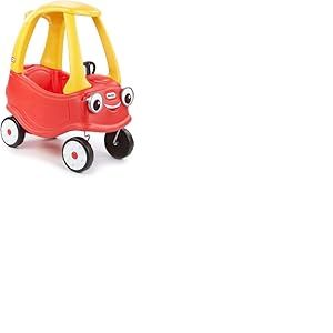 little tikes Cozy Coupe - Voiture À Enfourcher avec Klaxon Fonctionnel, Bouton d'Allumage et Bouchon de Réservoir - pour Enfants de 18 Mois et Plus