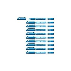 Stylo feutre pointe fine - STABILO SENSOR - Lot de 10 stylos-feutres - pointe 0,3 mm - Turquoise