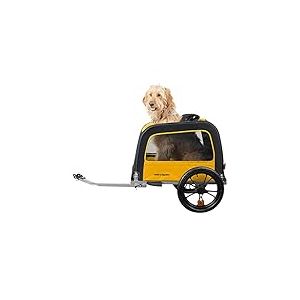 Retrospec Rover Hauler 4335 Remorque de v&eacute;lo pour Animaux de Compagnie &ndash; Porte-v&eacute;lo pour Chiens de Petite et Moyenne Taille &ndash; Cadre Pliable avec Roues de 40,6 cm &ndash; Sol antid&eacute;rapant et Laisse