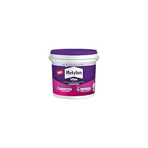 Metylan Colle pr&ecirc;te &agrave; l'emploi, pour papier peint intiss&eacute;, r&eacute;sistante &agrave; l'humidit&eacute;, pour papier peint intiss&eacute;, colle pour papier peint facile, 1 x 3 kg