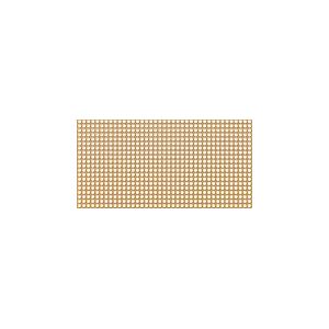 Rademacher 811-1 Lot de 25 plaques de perforation en papier dur 50 x 100 mm, dimensions de la grille 2,54 mm, 39 rang&eacute;es de trous en cuivre, 35 &mu;m, platine 1,6 mm