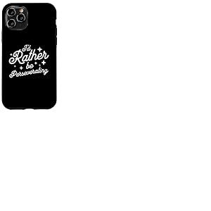 Je préfèrerais être persévérant (neurologie drôle) Coque pour iPhone 11 Pro