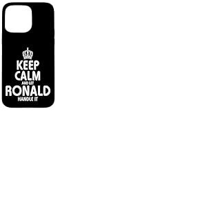 T-Shirt &agrave; Capuche Keep Calm Ronald Coque pour iPhone 15 Pro Max