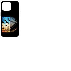 55e Anniversaire Homme basketteur Basket 55 Ans Coque pour iPhone 16 Pro