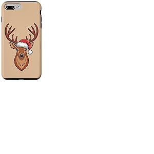 Pull de No&euml;l Moche en Forme de Bois de cerf Coque pour iPhone 7 Plus/8 Plus