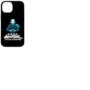 Avatar Aang Flèche Lumineuse Pose de Flexion d'air Lumière Bleue Coque pour iPhone 14