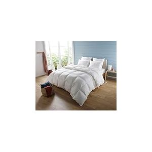 DODO - Couette Percale Coton Temp&eacute;r&eacute;e 240x260 cm - Convient 2 Personnes - Anti-Acariens - Tissu 100% Percale de Coton - Garnissage Polyester Suprelle Senso Protect - Lavable en Machine &agrave; 40&deg;C