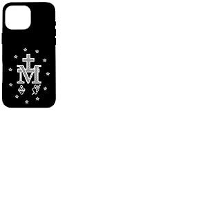 M&eacute;daille miraculeuse &ndash; M&eacute;daille de Notre-Dame Grace Cadeau catholique Coque pour iPhone 16 Pro Max
