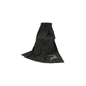David Fussenegger Sylt Couverture en Coton Motif cerf Anthracite