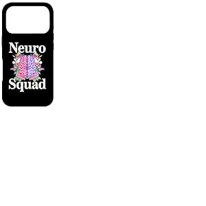Neuro Squad Floral Brain Neurologie Neuro Nurse Team Coque pour iPhone 17 Pro