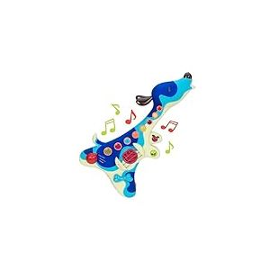 B. toys - Woofer - Guitare pour enfants - Instrument de musique - 3 modes musicaux - Gros boutons color&eacute;s - 2 ans et +