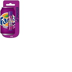 Lip Smacker Collection Coca Cola, Baume à Lèvres Saveur Grape Fanta Inspiré par Coca-Cola, Hydratant et Rafraîchissant, Emballage Blister Simple