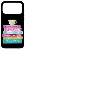 Funny Jane Austen Livre pour Fans de th&eacute; Vintage litt&eacute;raire Coque pour iPhone 17 Pro Max