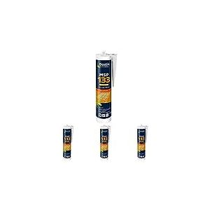 BOSTIK 30135103 MSP 133 Mastic de fixation MS Polymère, Spécial tuiles (Lot de 4)