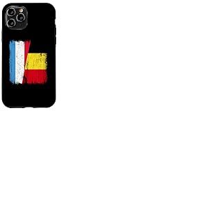 Maillot belge luxembourgeois demi drapeau belge luxembourgeois Coque pour iPhone 11 Pro