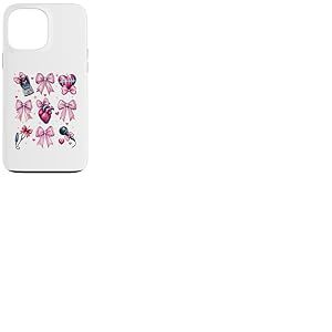 Coquette Bow Echo Tech Technicienne en échocardiographie Fille Maman Coque pour iPhone 13 Pro Max