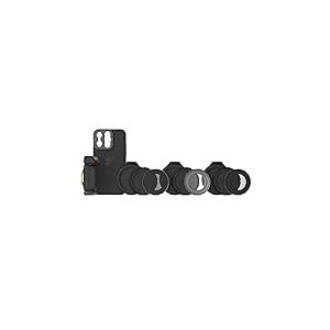 PolarPro - LiteChaser - iPhone 13 - Pro Max - Kit du réalisateur - Étui - Filtres - Grip - Déclencheur Bluetooth - Compatible MagSafe - Photographie/vidéographie sur téléphone Portable - profilé