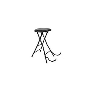 Stagg GIST-300 Tabouret de Guitare + Support pliable Noir