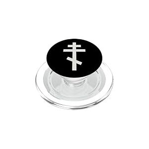 Croix orthodoxe chrétienne PopSockets PopGrip pour MagSafe