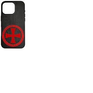 Chevaliers Templiers &ndash; Bouclier de Croix de Malte M&eacute;di&eacute;val Croisement Coque pour iPhone 16 Pro