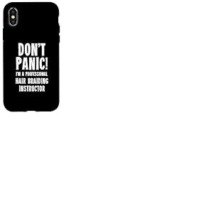 Instructeur de tressage des cheveux Coque pour iPhone X/XS