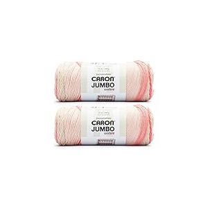 Caron Jumbo Ombre Yarn, Blossom Lot de 2