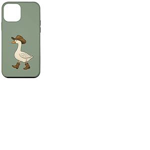 Cowboy Goose Funny Western Walking Boots Chapeau Humour Coque pour iPhone 12 Mini