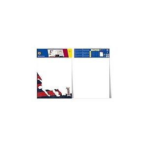 IMAGICOM BOARDWBAR02 FC Barcelone Autocollant Tableau Amovible/repositionnable Plastique Blanc 50 x 1 x 70 cm