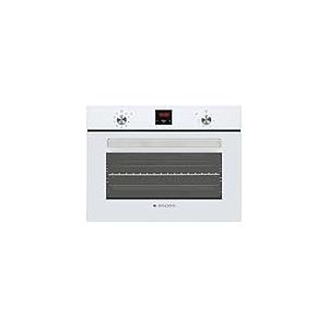 Aspes Four multifonction avec ventilateur en verre blanc AHM9500DCB. Capacité 50 litres, 1200 W, 9 programmes, intérieur émaillé, nettoyage facile, affichage LED manuel, efficacité énergétique A