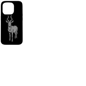 Gazelle Grise Coque pour iPhone 15 Pro