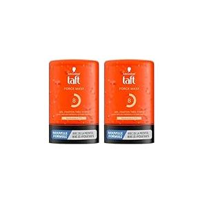Schwarzkopf - Taft - Gel Tube Coiffant - Gel Force Maxx - Tenue j'usqu'à 72H - Fixation Très Forte - Doux sur les cheveux - Tenue longue durée - Sans Effet Collant - Formule Provitamine B5-300 ml