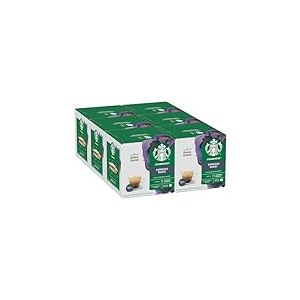 STARBUCKS Espresso Roast by Nescafé Dolce Gusto, Torréfaction Brune, Capsules de Café 6 x 12 (72 Capsules)