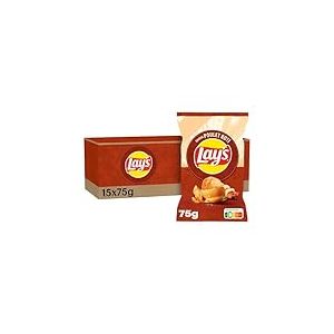 Lay's Chips Saveur Poulet Rôti Lot de 15x75g