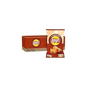 Lay's Chips Saveur Poulet Rôti 75g - Lot de 15