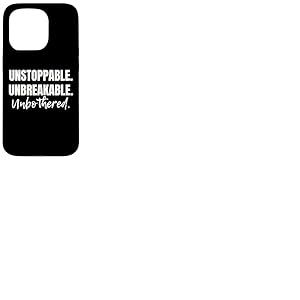 Motivation Soyez imparable. INCASSABLE. Déroutant Coque pour iPhone 15 Pro