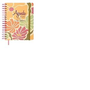 Finocam Agenda 2026 1 jour par page | janvier &agrave; d&eacute;cembre (12 mois) | Agenda annuel 2026 avec &eacute;lastique | Spirale double couverture rigide Talkual Ideas