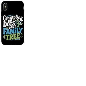 Arbre généalogique et patrimoine de recherche généalogique et ascendance Coque pour iPhone X/XS