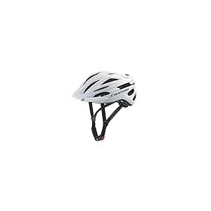 Cratoni Pacer+ Casque de v&eacute;lo Mixte, Blanc Mat, L-XL