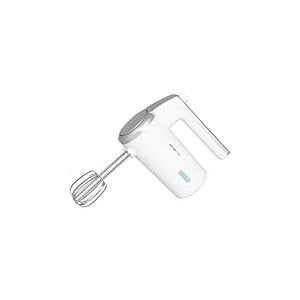 EMERIO HM-126681 Batteur à main sans fil avec 2 agitateurs 3 vitesses 2000 mAh/7,4 V Sans BPA Indicateur de niveau de batterie Câble de charge USB Jusqu'à 10 cycles à 3 min Rechargeable