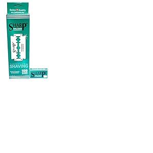 Razor Blades Club Lot de 100 lames de rasoir Sharp Hi Chromium
