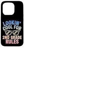 Look Cool pour la rentrée Scolaire de 2e année Coque pour iPhone 15 Pro