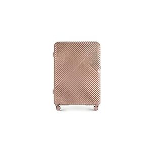 WITTCHEN Valise Grande Taille Valise de Voyage Valise à roulettes en Polycarbonate avec 4 roulettes Spinner Serrure à Combinaison Poignée télescopique Style Line Taille XL Rose poudré