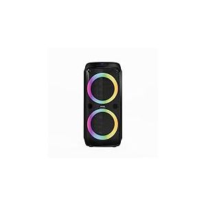 R-Music &ndash; Party Boost M &ndash; Enceinte High Power &ndash; Bluetooth 5.3, 11h d&rsquo;autonomie, RGB, Mode karaok&eacute;, Microphone Filaire, Poign&eacute;e int&eacute;gr&eacute;e, Egaliseur